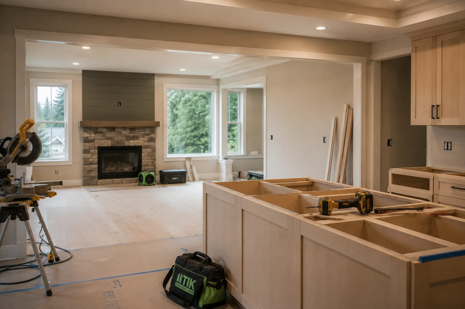 Reconstruction work by TIK Construction
